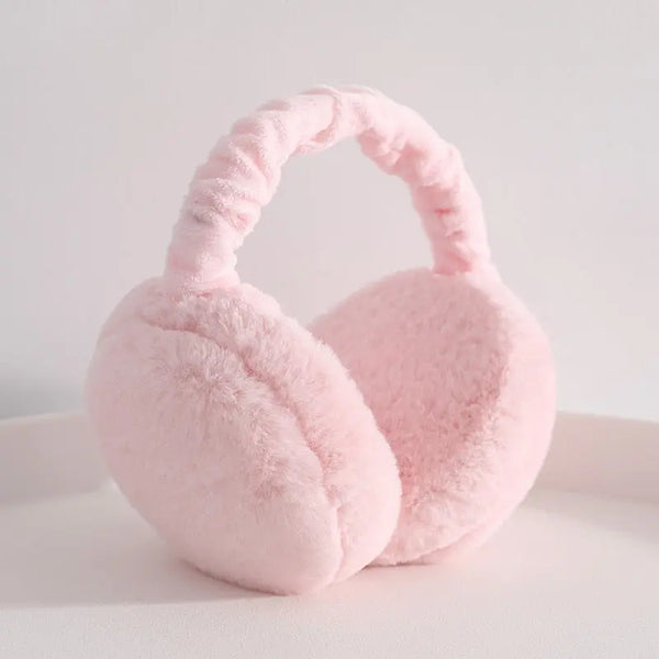 CACHE OREILLE,pink--Protège oreilles en fausse fourrure pour fille CACHE OREILLE,pink--Protège oreilles en fausse fourrure pour fille