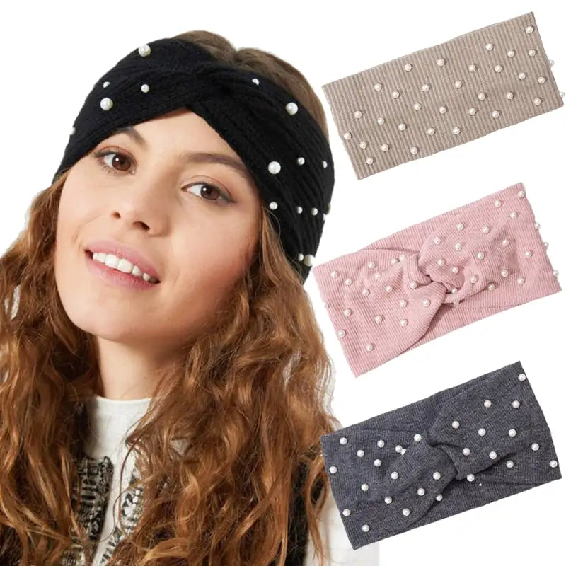 Bandeau Hiver Perle 