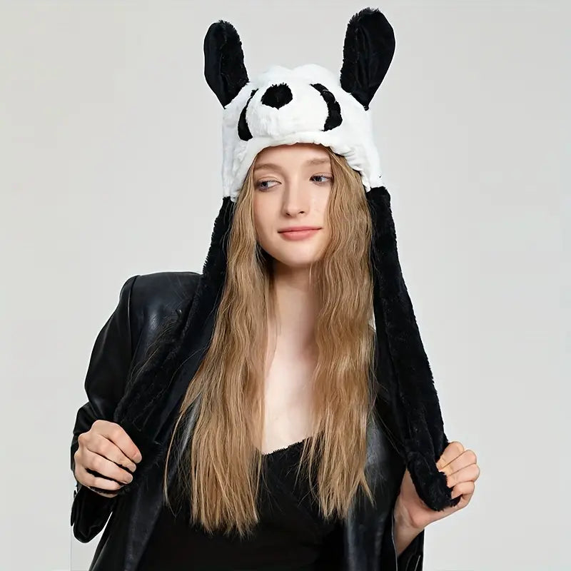 Bonnet Panda Oreille Qui Bouge