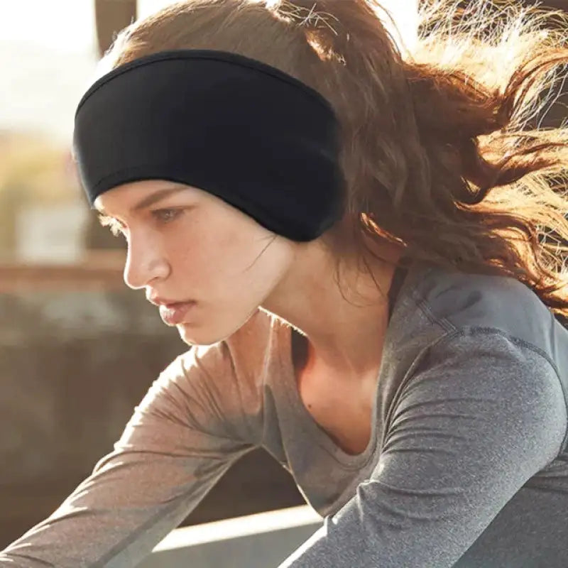 Bandeau Cache Oreille Noir