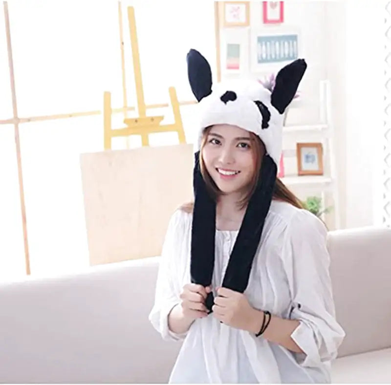 Bonnet Panda Oreille Qui Bouge 
