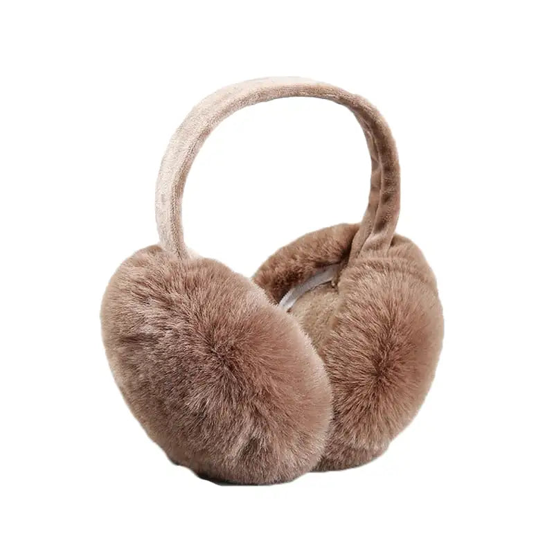 Acheter Cache-oreilles pour femmes mignon motif Lolipop cache-oreilles  hiver cache-oreilles avec cornes fausse fourrure réglable pliable