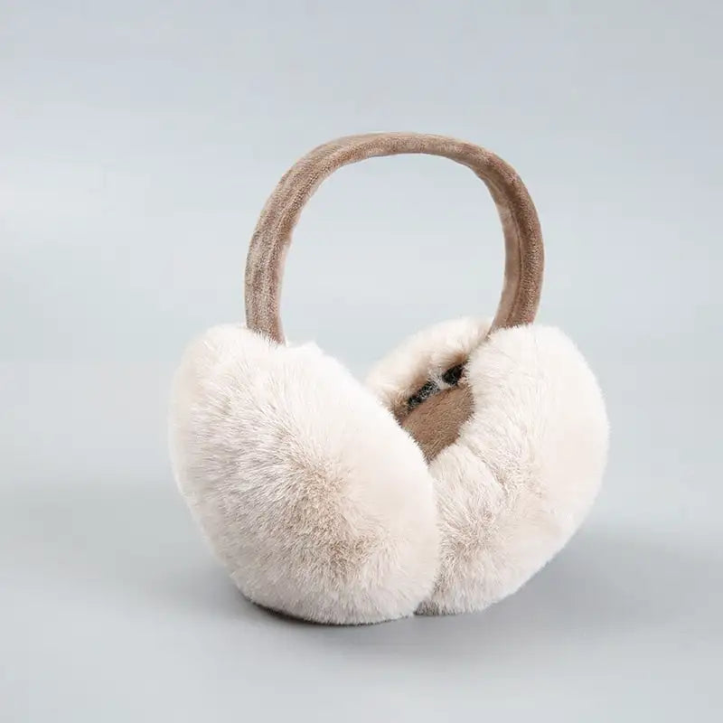 Acheter Cache-oreilles pour femmes mignon motif Lolipop cache-oreilles  hiver cache-oreilles avec cornes fausse fourrure réglable pliable